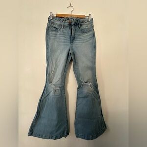 Wrangler Women's Flared Blue Jeans